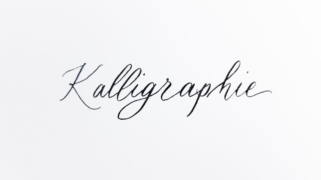 Kalligraphie verbessern und viel Arbeit sparen